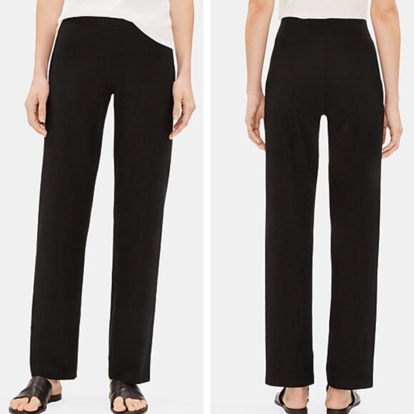 EILEEN FISHER Women's EUC System Stretch Crepe EETK Tapered Pants | Size PL - Picture 2 of 7